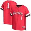 #1 Ball State Cardinals GameDay Greats Unisex Lightweight Collegiate Baseball Fashion Jersey - - Front View