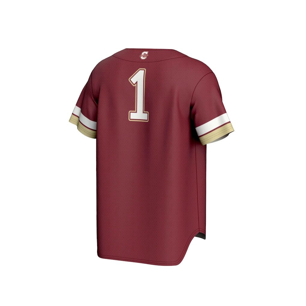 #1 Charleston Cougars GameDay Greats Youth Lightweight Collegiate Baseball Fashion Jersey - Maroon