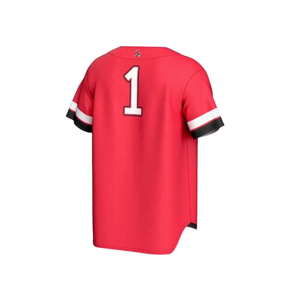 #1 Ball State Cardinals GameDay Greats Youth Lightweight Collegiate Baseball Fashion Jersey - Cardinal