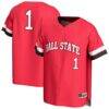 #1 Ball State Cardinals GameDay Greats Youth Lightweight Collegiate Baseball Fashion Jersey - - Front View