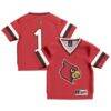 Louisville Cardinals GameDay Greats Toddler Football Fashion Jersey - Red - Front View