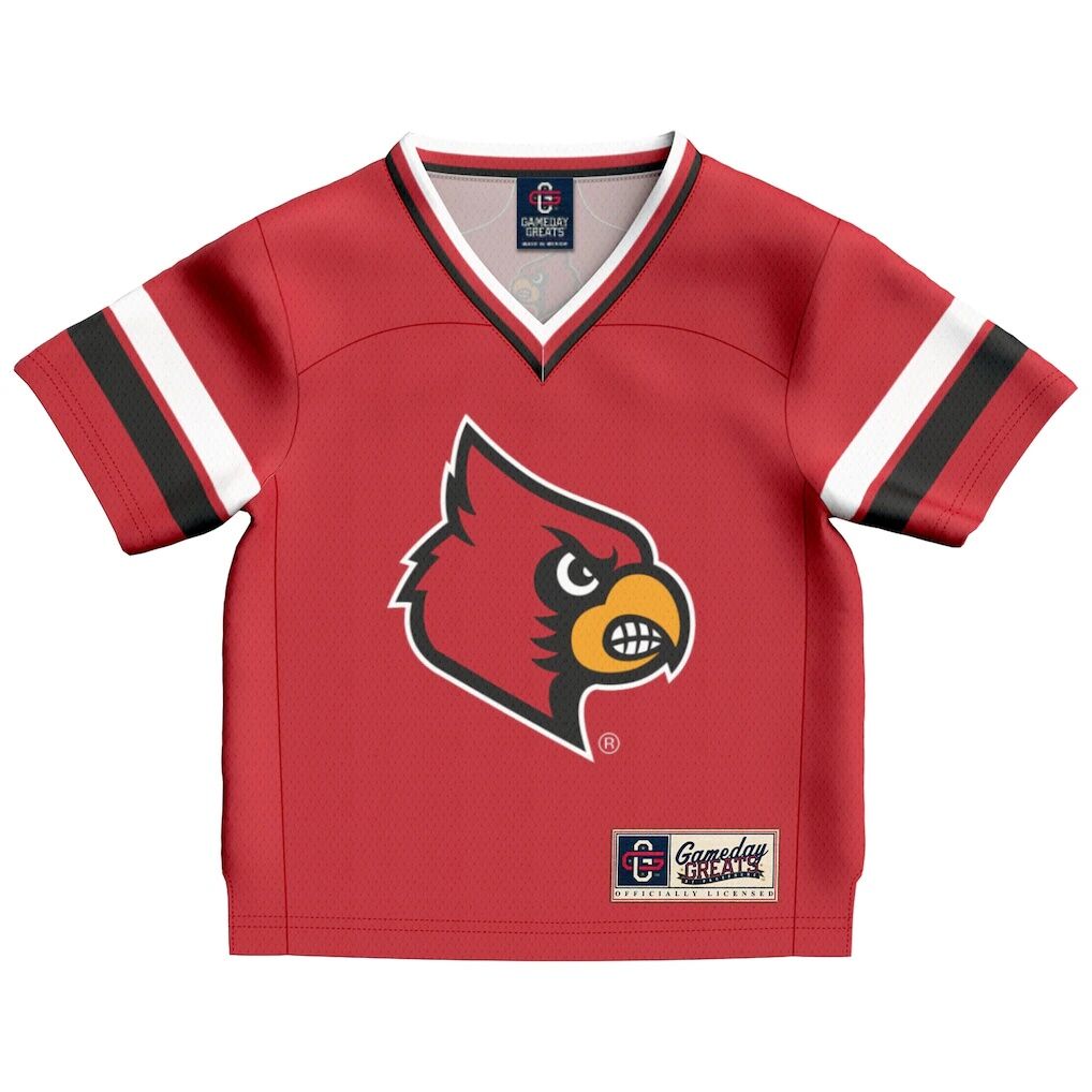 Louisville Cardinals GameDay Greats Toddler Football Fashion Jersey