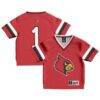 Louisville Cardinals GameDay Greats Infant #1 Football Fashion Jersey - Red - Front View