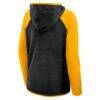 Pittsburgh Steelers Fashion7 Women's Redzone End Around Pass Raglan Full-Zip Hoodie - - Detail View