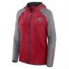 Tampa Bay Buccaneers Fashion7 Women's Redzone End Around Pass Raglan Full-Zip Hoodie - - Side View