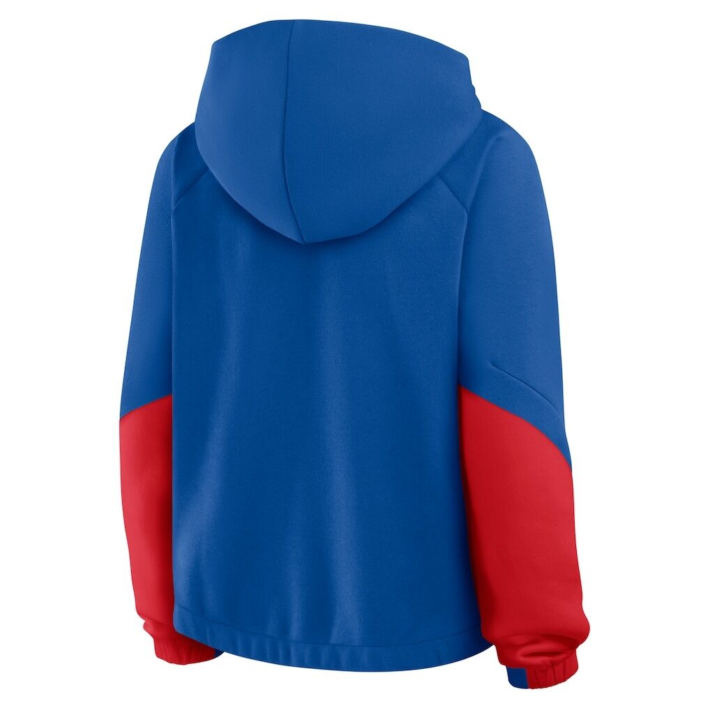 Chicago Cubs Fashion7 Women's Oversized Time to Win Pullover Hoodie - Royal