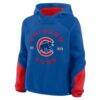 Chicago Cubs Fashion7 Women's Oversized Time to Win Pullover Hoodie - - Side View