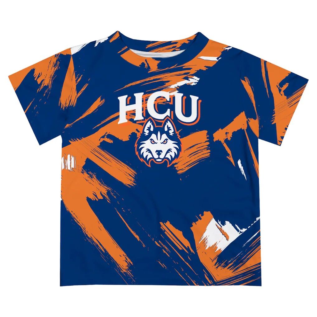 Houston Christian Huskies Vive La Fete Newborn & Infant Paint Brush T-Shirt