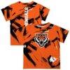Idaho State Bengals Vive La Fete Newborn & Infant Paint Brush T-Shirt - Orange - Front View