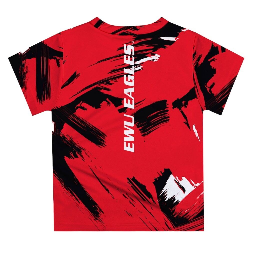 Eastern Washington Eagles Vive La Fete Newborn & Infant Paint Brush T-Shirt