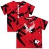 Eastern Washington Eagles Vive La Fete Newborn & Infant Paint Brush T-Shirt - Red - Front View