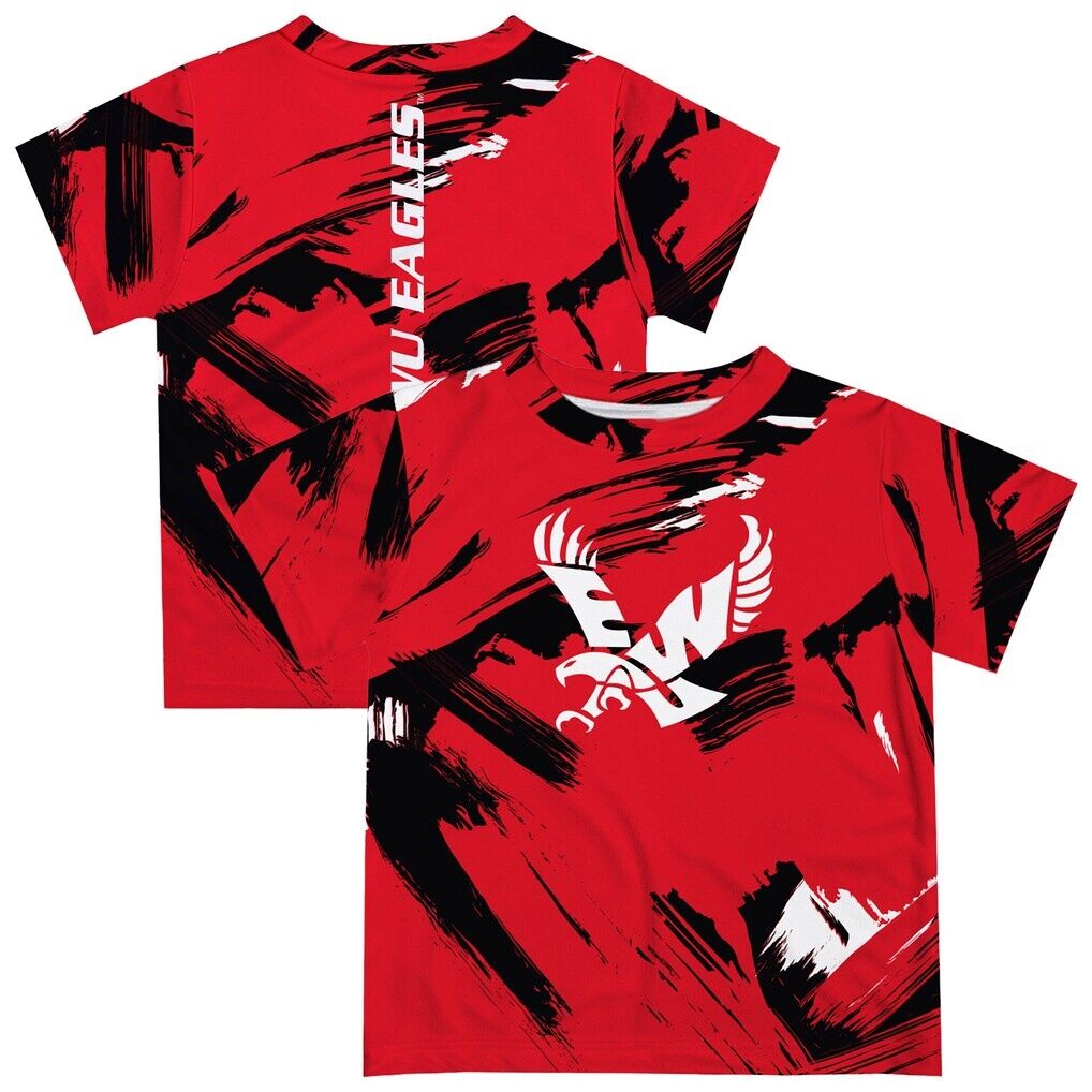 Eastern Washington Eagles Vive La Fete Newborn & Infant Paint Brush T-Shirt