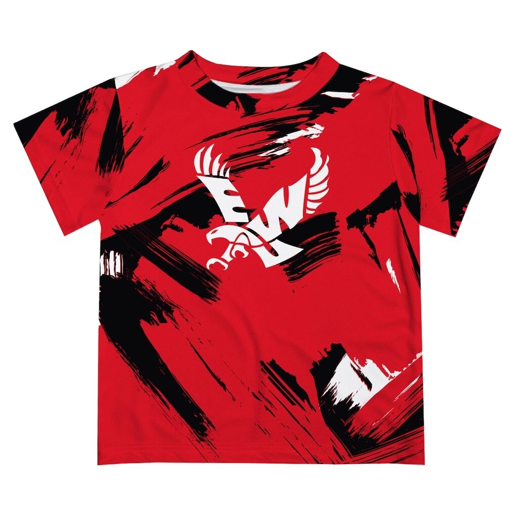Eastern Washington Eagles Vive La Fete Newborn & Infant Paint Brush T-Shirt