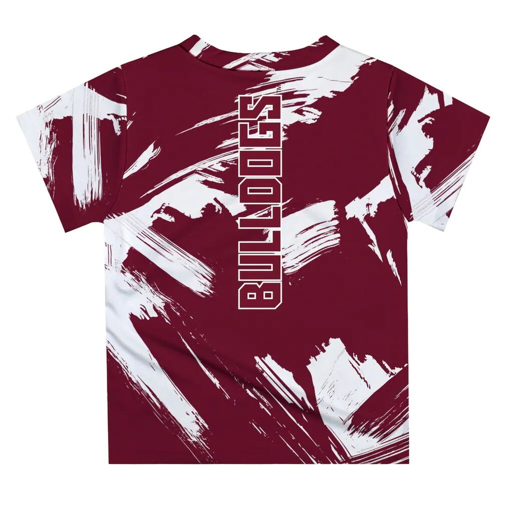 Alabama A&M Bulldogs Vive La Fete Toddler Paint Brush T-Shirt - Maroon