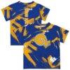 Albany State Golden Rams Vive La Fete Toddler Paint Brush T-Shirt - Blue - Front View