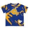 Albany State Golden Rams Vive La Fete Toddler Paint Brush T-Shirt - Blue - Side View