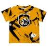 Colorado College Tigers Vive La Fete Toddler Paint Brush T-Shirt - Gold - Side View