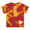 Flagler Saints Vive La Fete Toddler Paint Brush T-Shirt - Crimson - Detail View