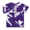 Furman Paladins Vive La Fete Toddler Paint Brush T-Shirt - Purple - Detail View