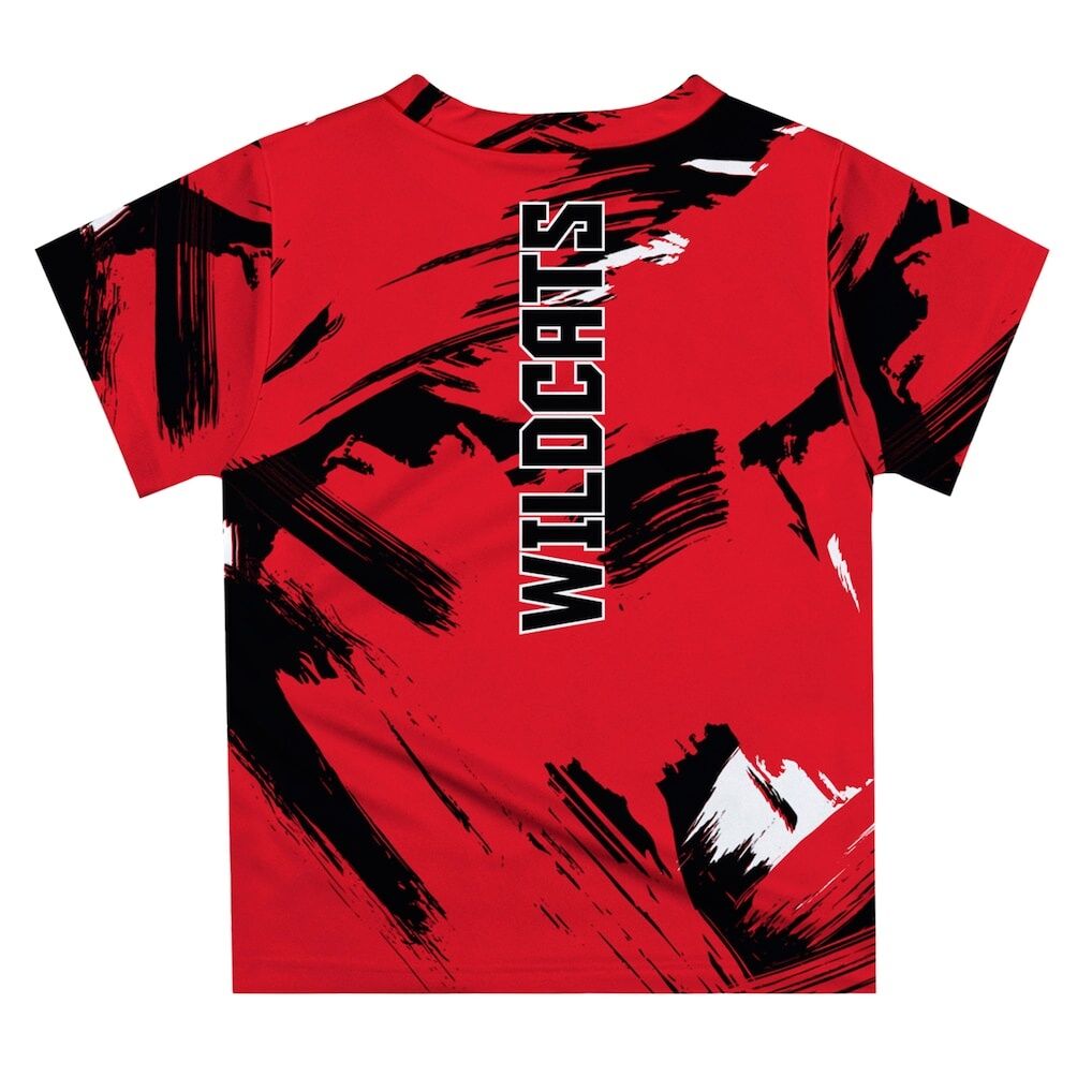 Davidson Wildcats Vive La Fete Toddler Paint Brush T-Shirt
