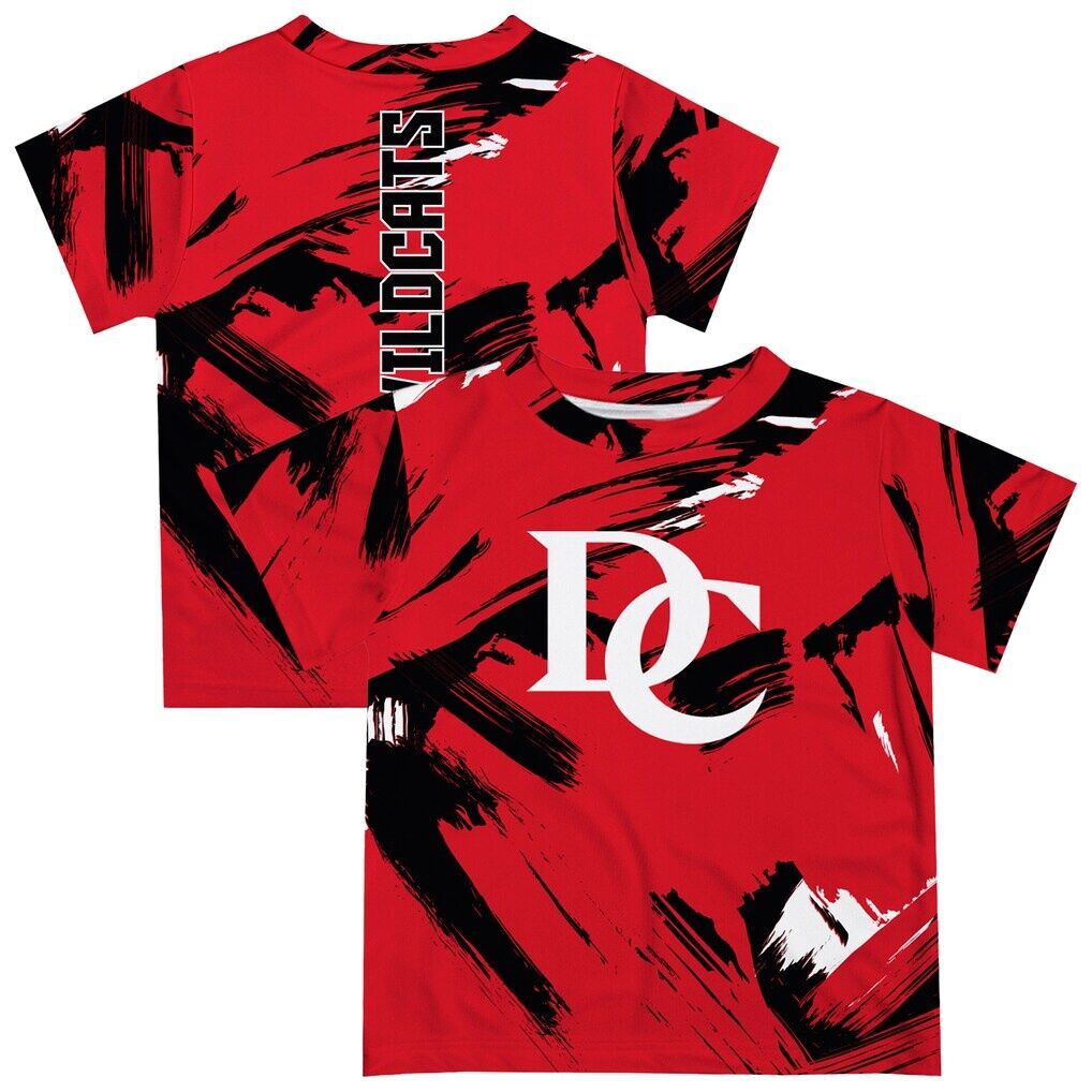Davidson Wildcats Vive La Fete Toddler Paint Brush T-Shirt