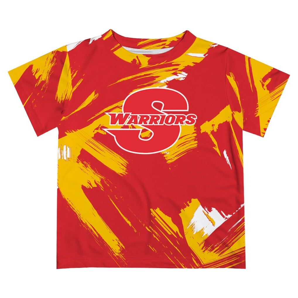 Cal State Stanislaus Warriors Vive La Fete Toddler Paint Brush T-Shirt