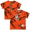 Bowling Green St. Falcons Vive La Fete Youth Paint Brush T-Shirt - Orange - Front View