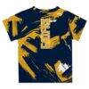 Canisius College Golden Griffins Vive La Fete Youth Paint Brush T-Shirt - Blue - Detail View