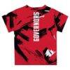 Austin Peay State Governors Vive La Fete Youth Paint Brush T-Shirt - Red - Detail View