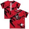 Austin Peay State Governors Vive La Fete Youth Paint Brush T-Shirt - Red - Front View