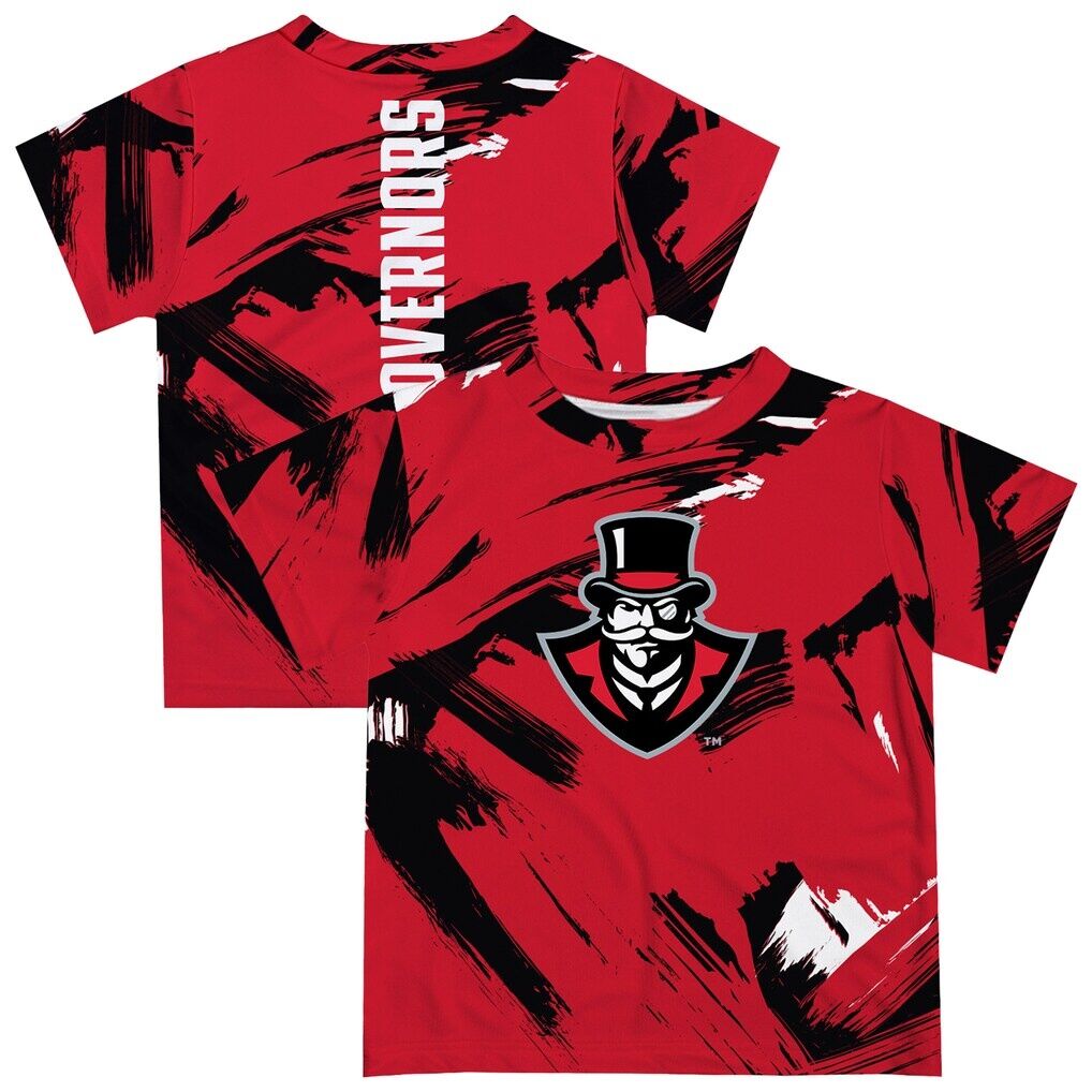 Austin Peay State Governors Vive La Fete Youth Paint Brush T-Shirt