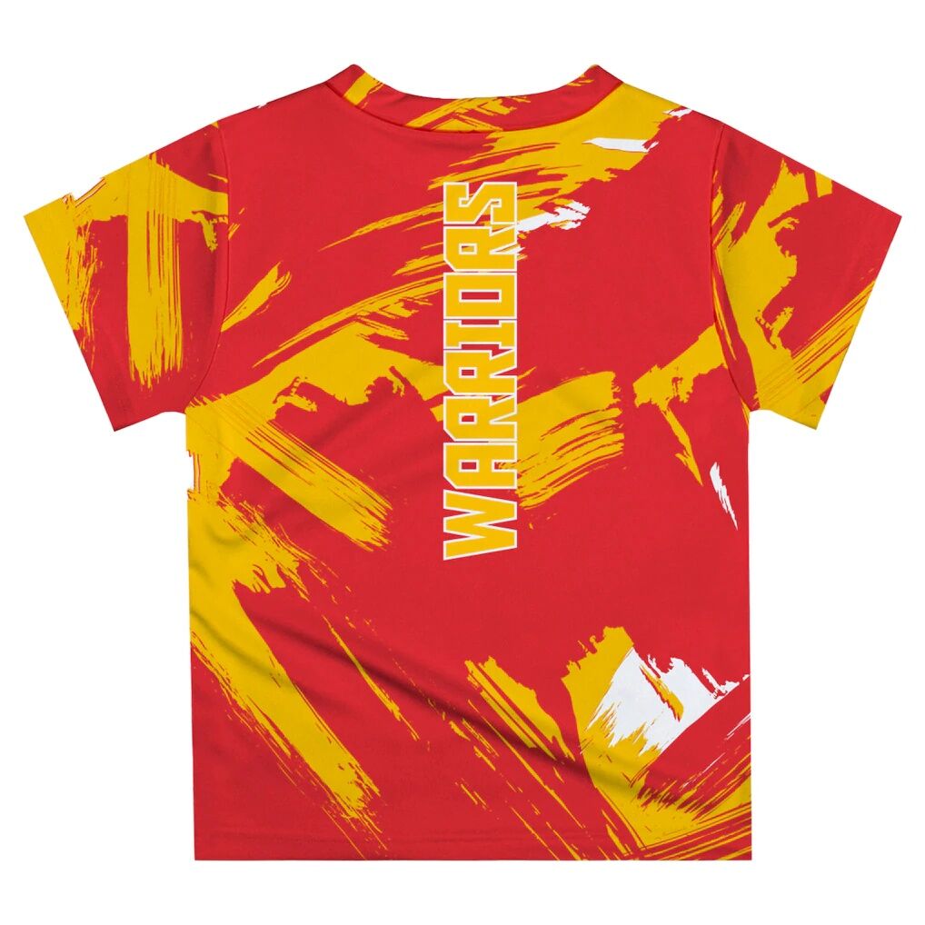 Cal State Stanislaus Warriors Vive La Fete Youth Paint Brush T-Shirt