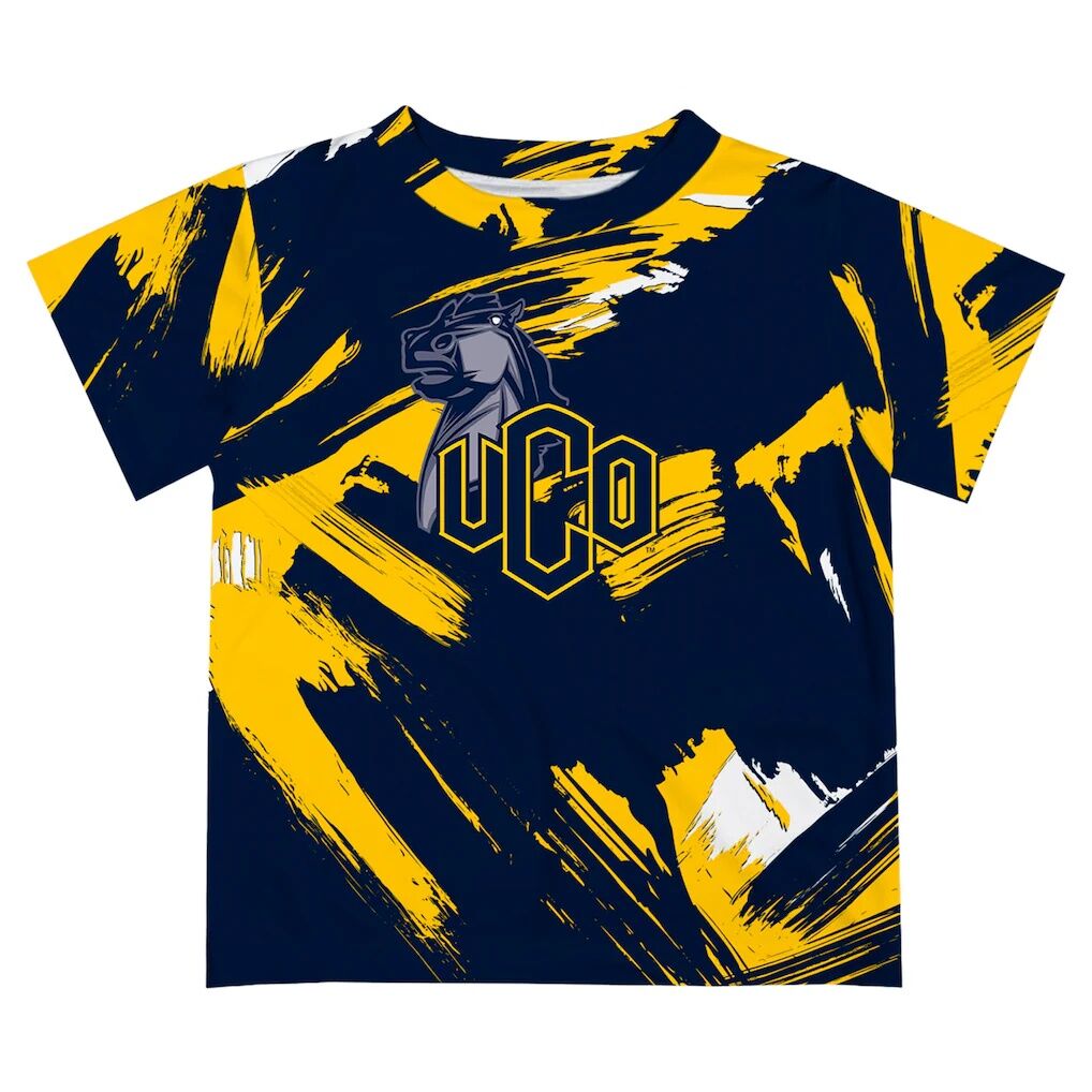 Central Oklahoma Bronchos Vive La Fete Youth Paint Brush T-Shirt