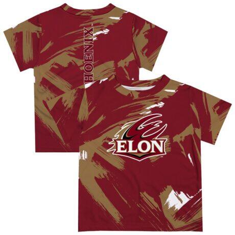 Elon Phoenix Vive La Fete Youth Paint Brush T-Shirt - - Front View