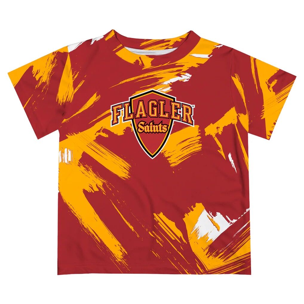 Flagler Saints Vive La Fete Youth Paint Brush T-Shirt