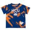 Houston Christian Huskies Vive La Fete Youth Paint Brush T-Shirt - Blue - Side View