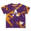 Alcorn State Braves Vive La Fete Youth Paint Brush T-Shirt - Purple - Side View