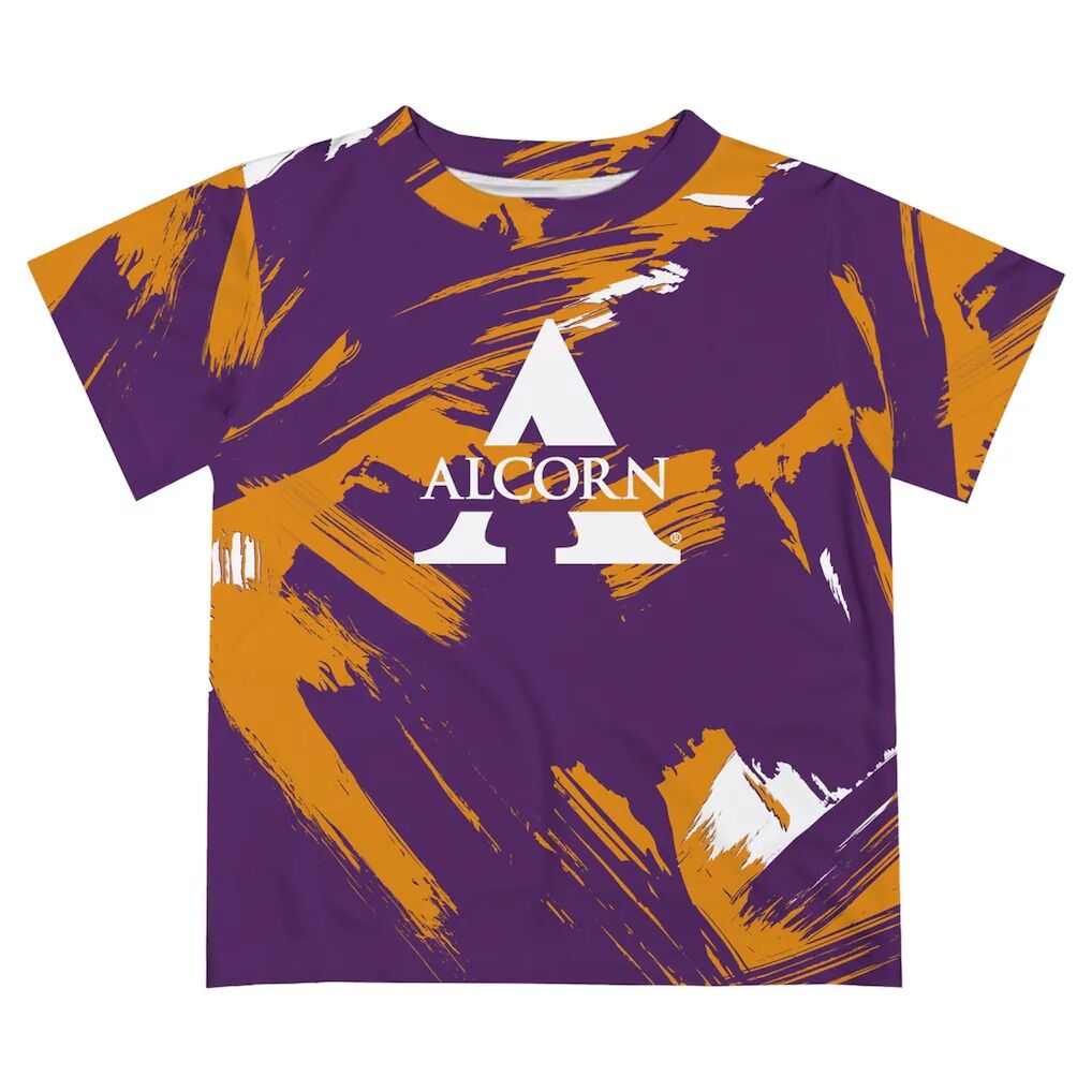 Alcorn State Braves Vive La Fete Youth Paint Brush T-Shirt