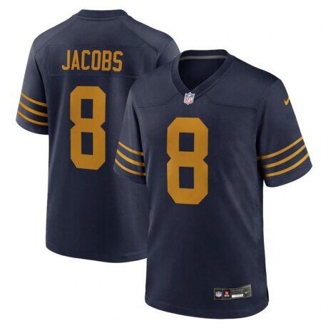Josh Jacobs Green Bay Packers Nike The 1923 Classic Game Jersey - Navy - Front View