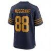 Luke Musgrave Green Bay Packers Nike The 1923 Classic Game Jersey - Navy - Detail View