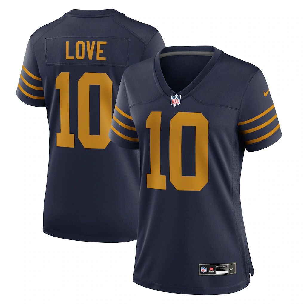 Jordan Love Green Bay Packers Nike Women's The 1923 Classic Game Jersey