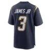 Derwin James Jr. Los Angeles Chargers Nike Alternate Super Chargers Game Jersey - Navy - Detail View