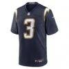 Derwin James Jr. Los Angeles Chargers Nike Alternate Super Chargers Game Jersey - Navy - Side View