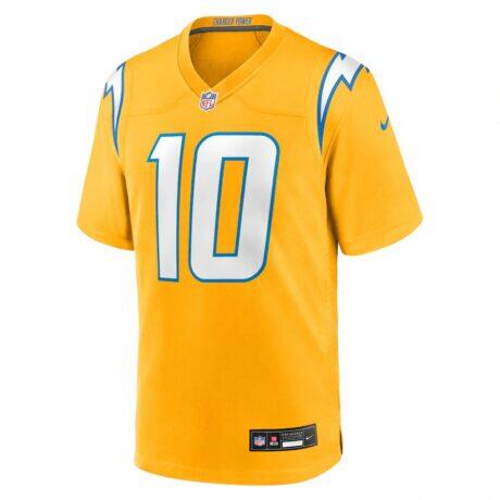 Justin Herbert Los Angeles Chargers Nike Alternate Charger Power Game Player Jersey