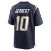Justin Herbert Los Angeles Chargers Nike Alternate Super Chargers Game Player Jersey - Navy - Alt2