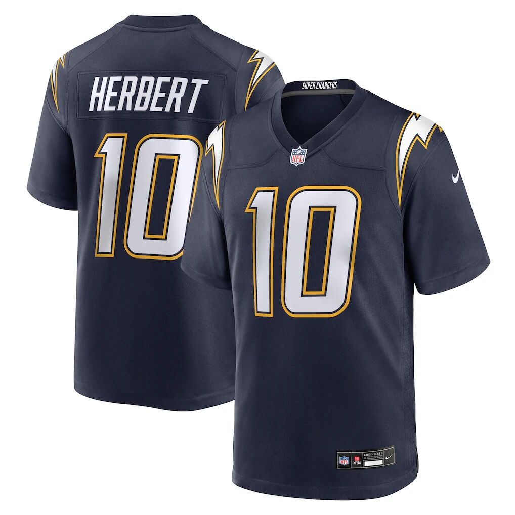 Justin Herbert Los Angeles Chargers Nike Alternate Super Chargers Game Player Jersey