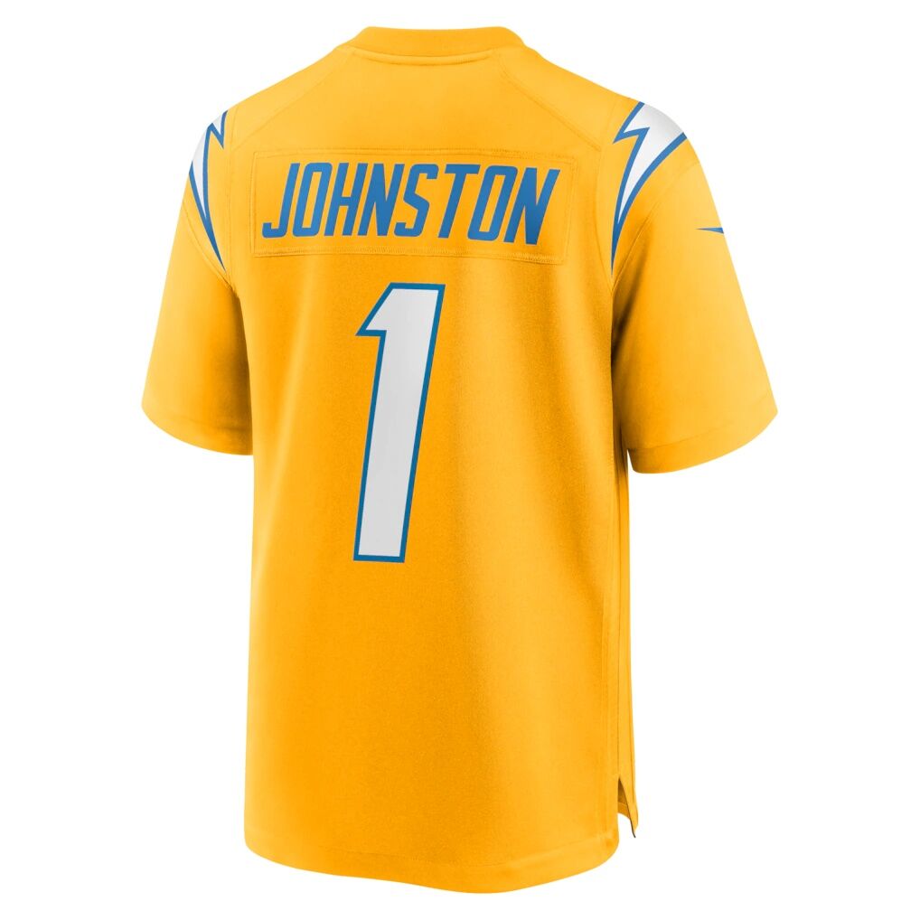Quentin Johnston Los Angeles Chargers Nike Alternate Charger Power Game Player Jersey