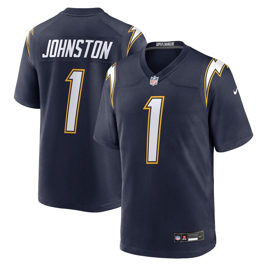 Quentin Johnston Los Angeles Chargers Nike Alternate Super Chargers Game Player Jersey