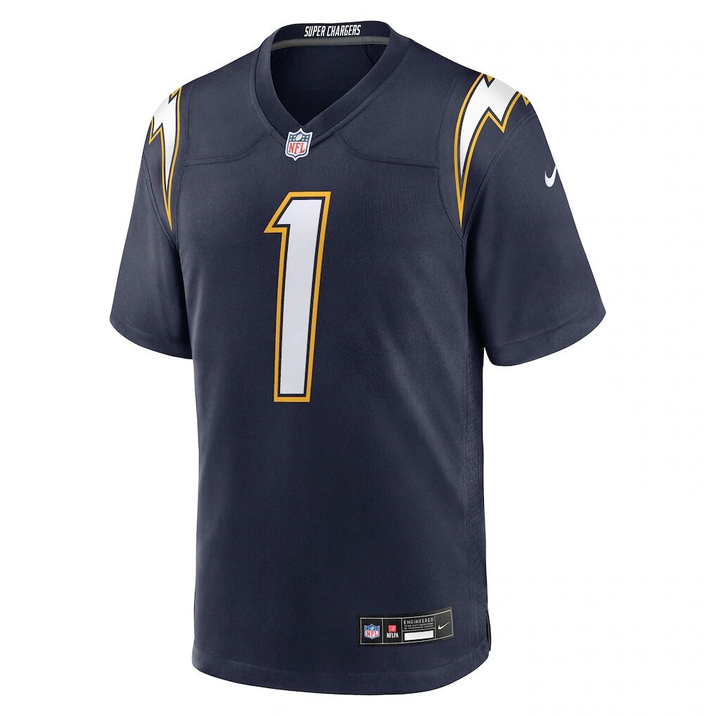 Quentin Johnston Los Angeles Chargers Nike Alternate Super Chargers Game Player Jersey