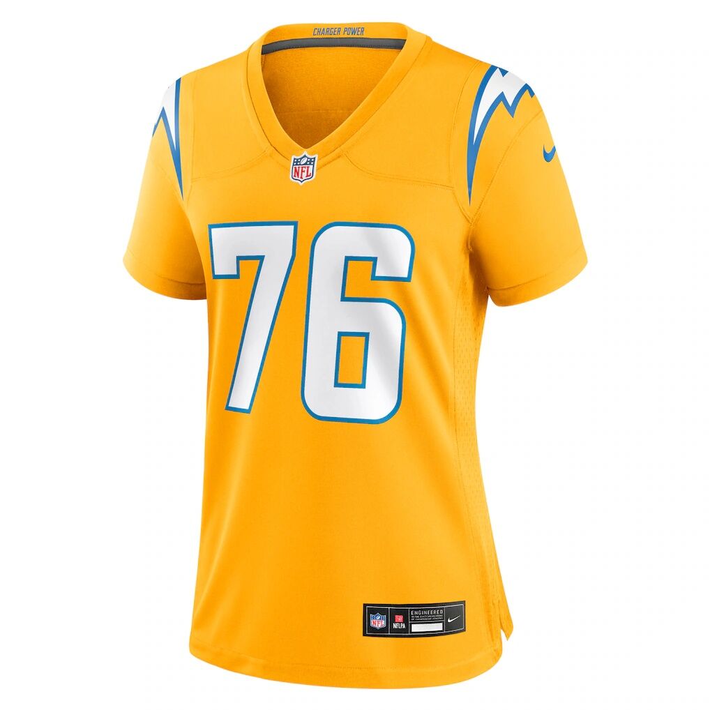 Joe Alt Los Angeles Chargers Nike Women's Alternate Charger Power Game Jersey
